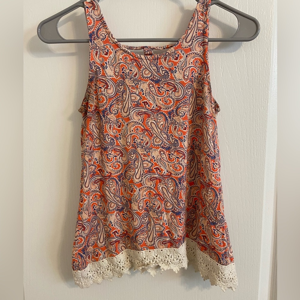 Eyelash Couture sleeveless blouse